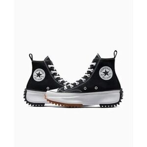 Converse Run Star Hike Platform High Mens Sz 10 Womens 11.5 Black  Shoes NEW